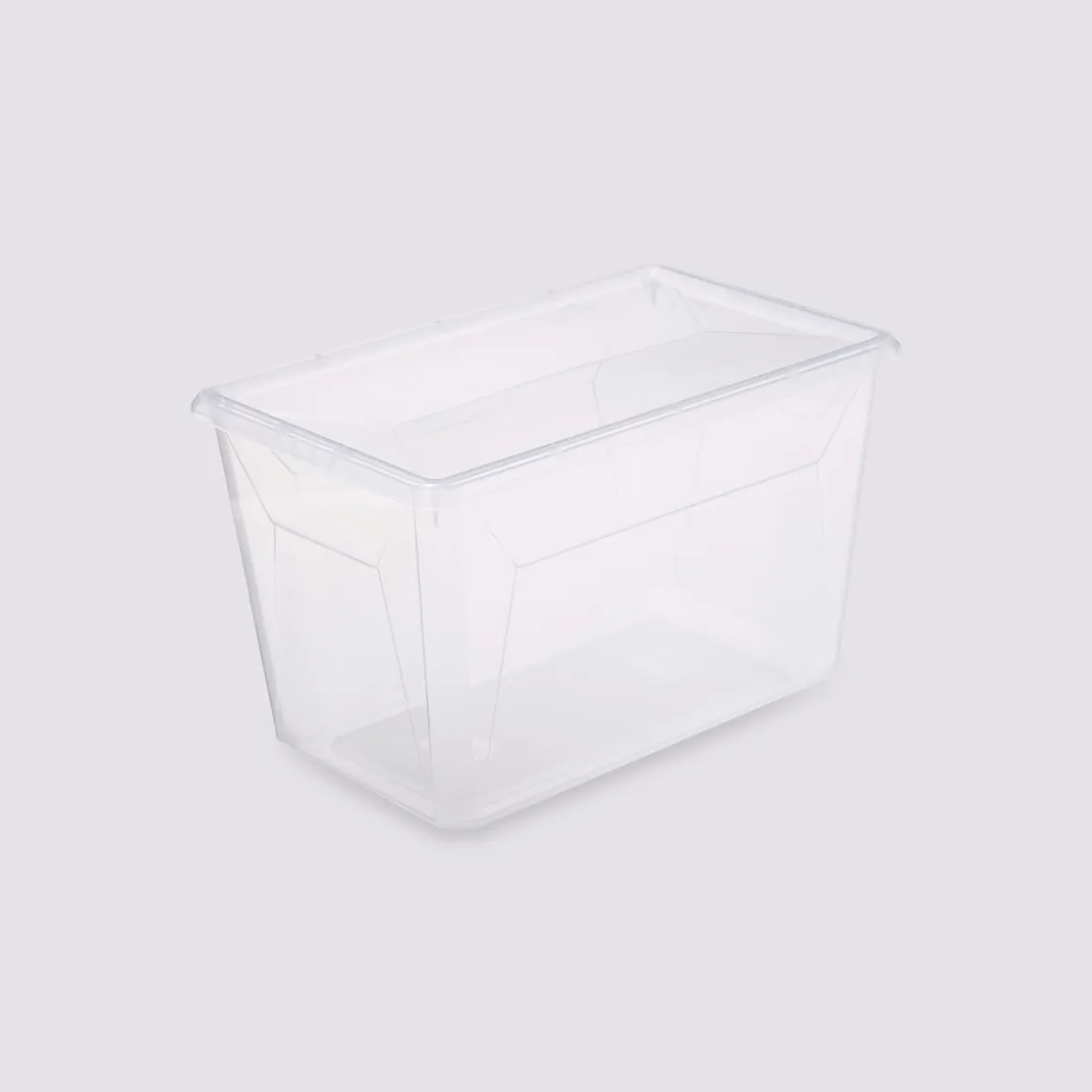 Boîte en plastique transparente 17,8L
