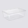 Boîte en plastique transparente 6,5L