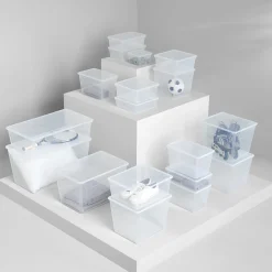 Boîte en plastique transparente 6,5L