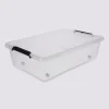 Boîte en plastique transparente 22L
