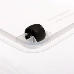 Boîte en plastique transparente 55L