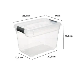 Boîte en plastique transparente 6,4L