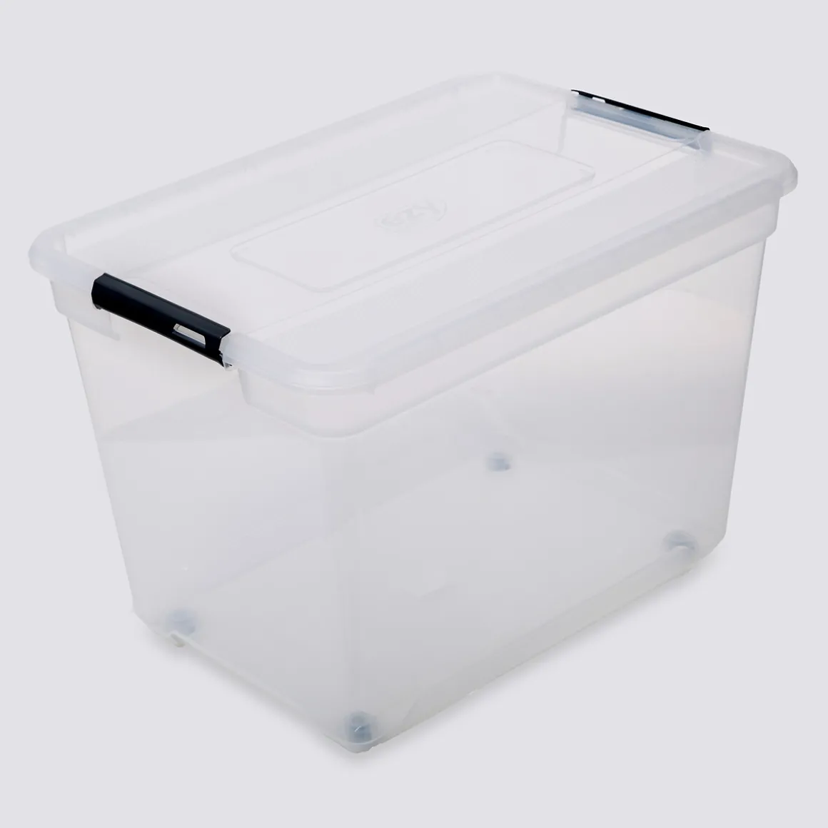 Boîte en plastique transparente 100L