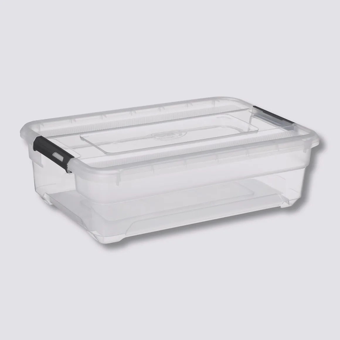 Boîte en plastique transparente 26,5L