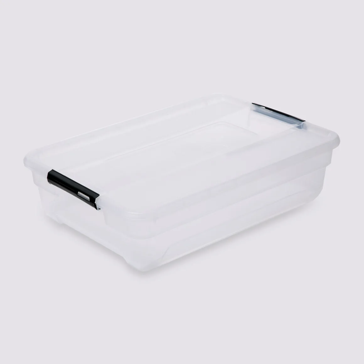Boîte en plastique transparente 38L