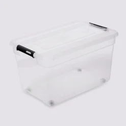 Boîte en plastique transparente 52L