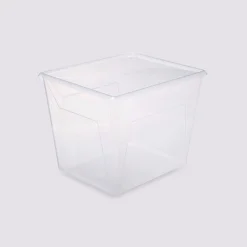 Boîte en plastique transparente 30L