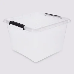 Boîte en plastique transparente 32L