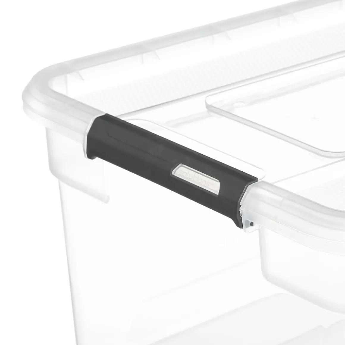 Boîte en plastique transparente 40L
