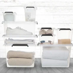 Boîte en plastique transparente 4,5L