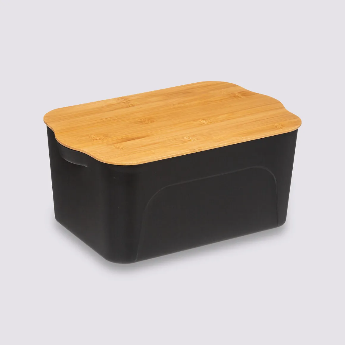 Boîte plastique couvercle bambou 6,5L