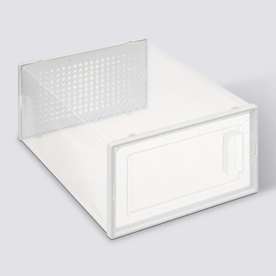 Boîte range-chaussures plastique, L