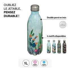 Bouteille isotherme 1L