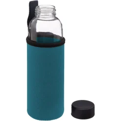 Bouteille réutilisable verre, housse néoprène 0,5L