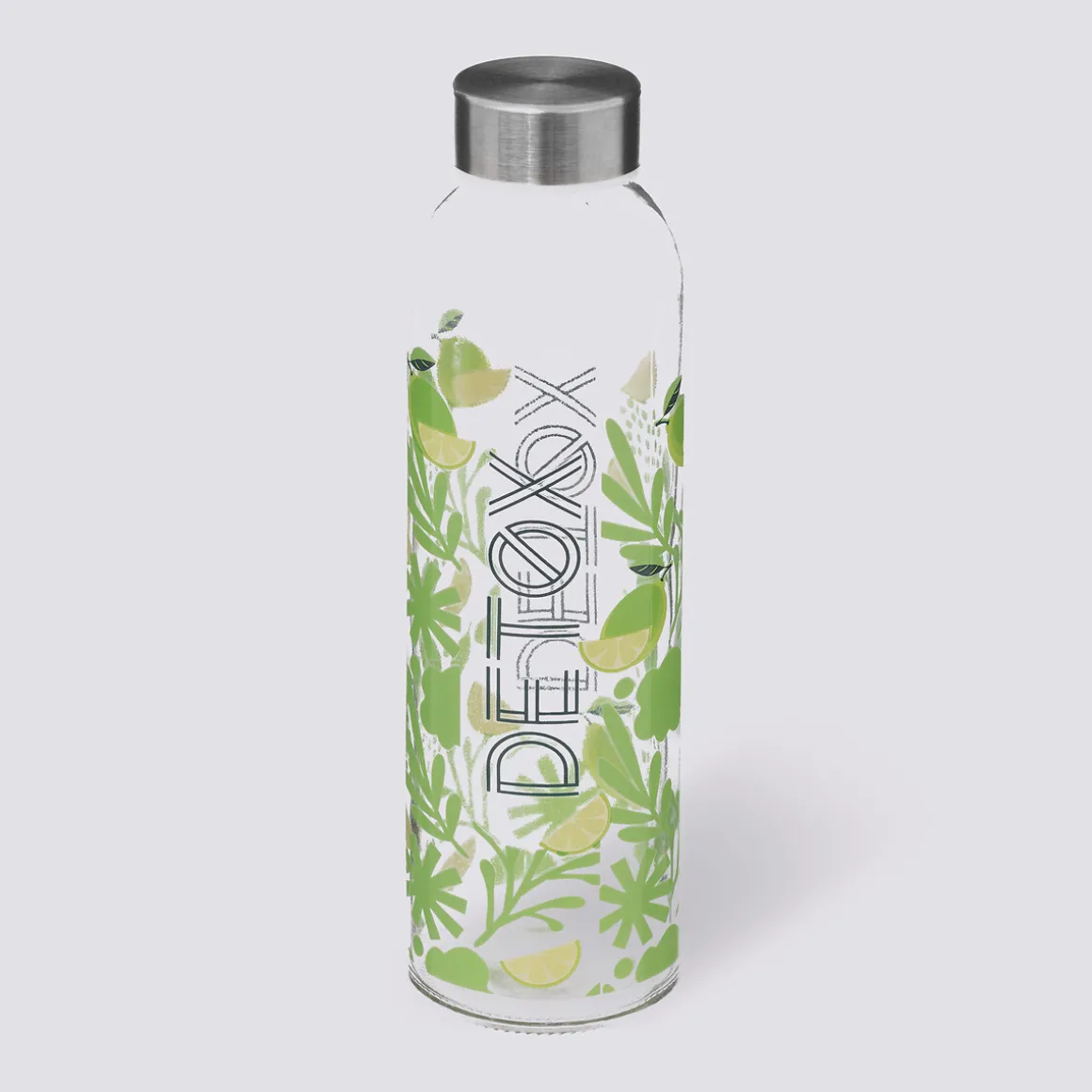 Bouteille réutilisable verre détox 0,5L