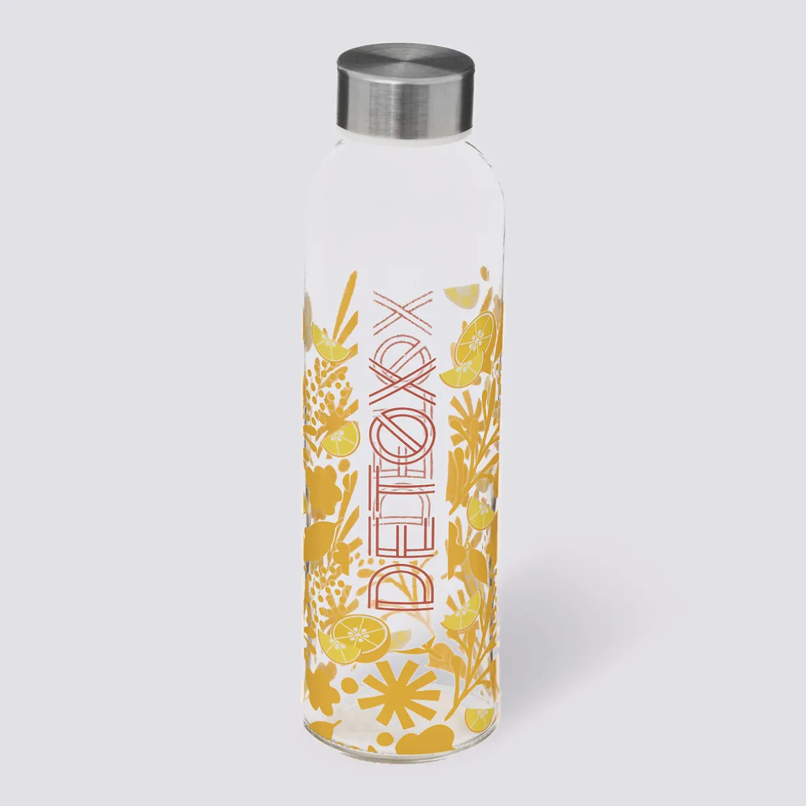Bouteille réutilisable verre détox 0,5L