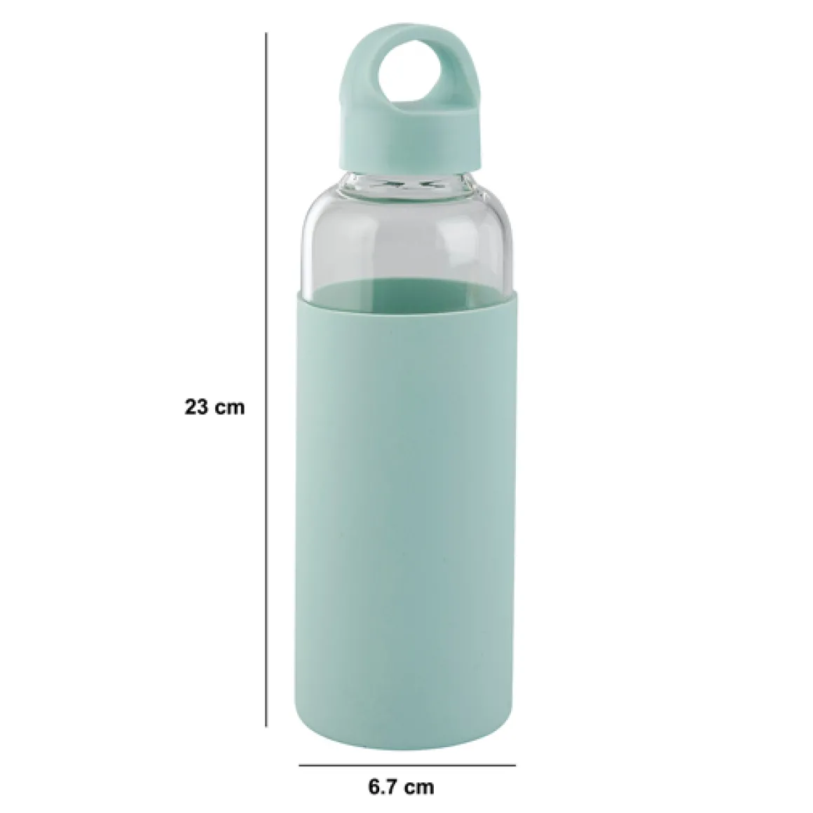 Bouteille verre et silicone - 0,5L