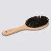 Brosse à cheveux ovale bois, Poils de sanglier