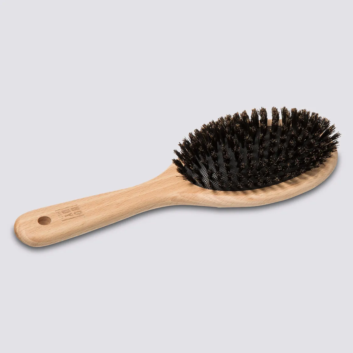 Brosse à cheveux ovale bois, Poils de sanglier