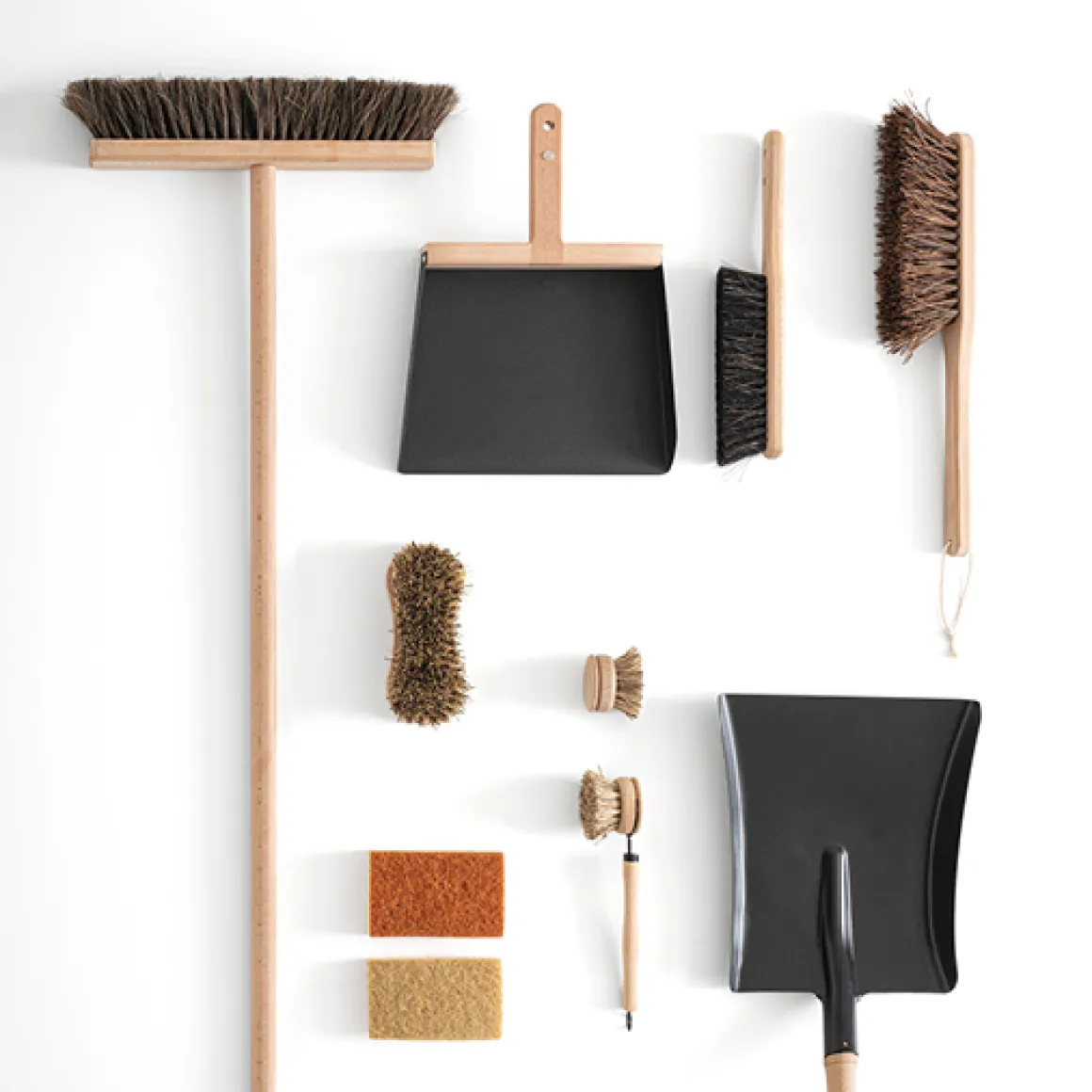 Brosse à récupérer en bois