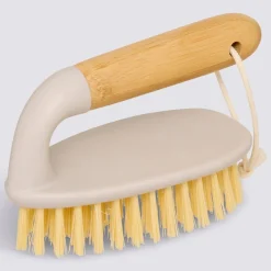 Brosse à récurer, L.14,5 cm, Beige