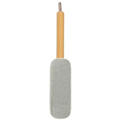 Brosse à textile, manche en bambou - Gris