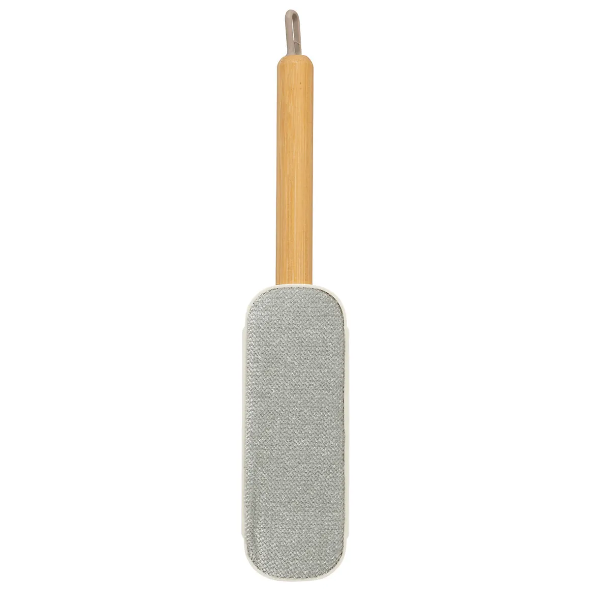 Brosse à textile, manche en bambou - Gris