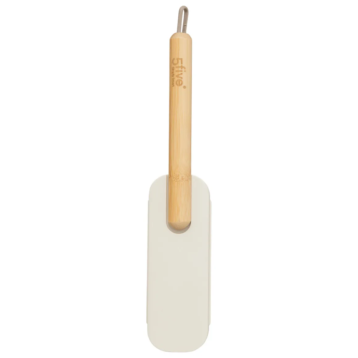 Brosse à textile, manche en bambou - Gris