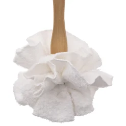 Brosse de bain fleur bois