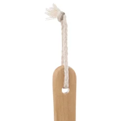 Brosse de bain fleur bois