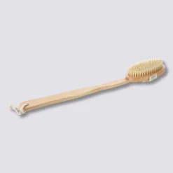 Brosse de bain manche détachable bois