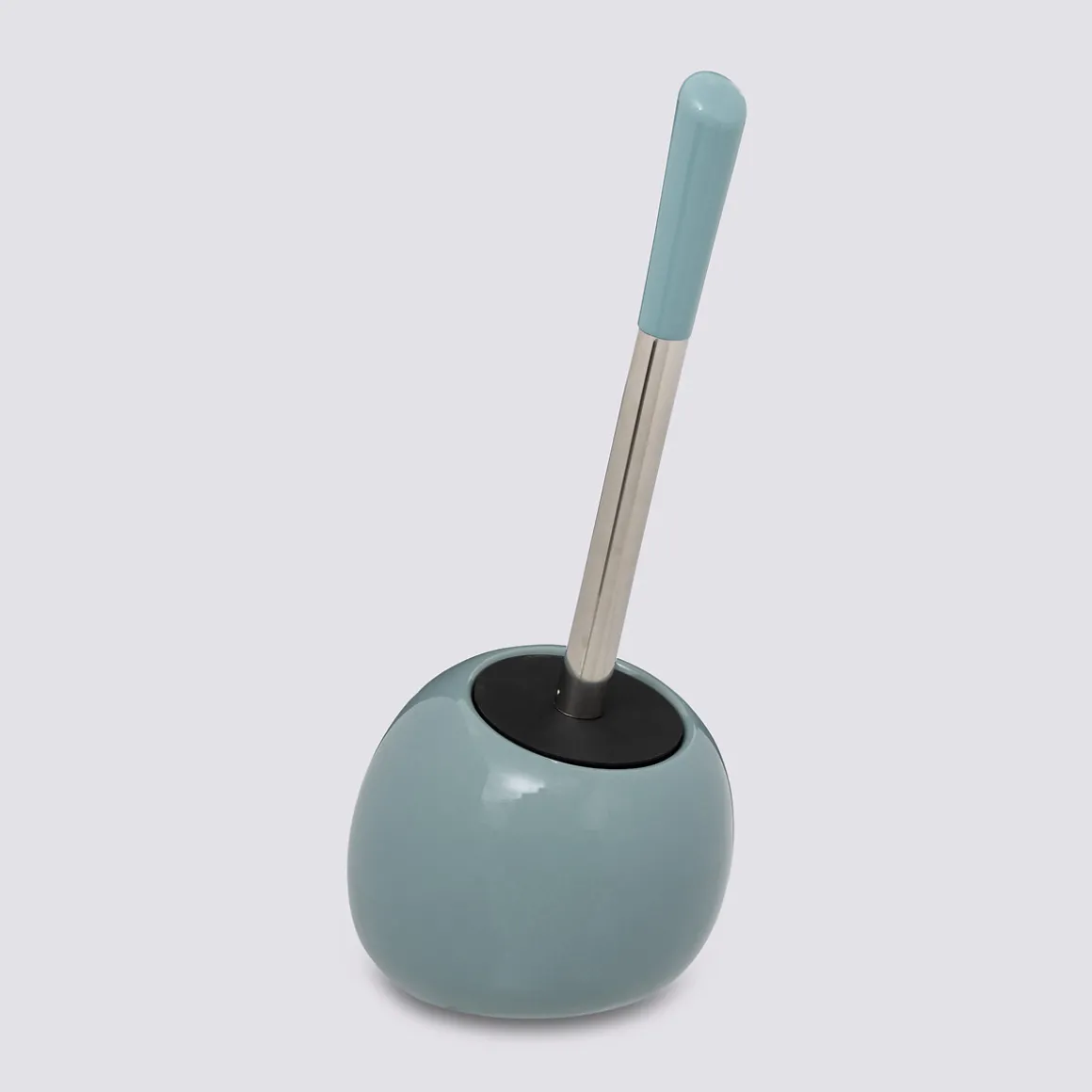 Brosse WC céramique, Bleu artic