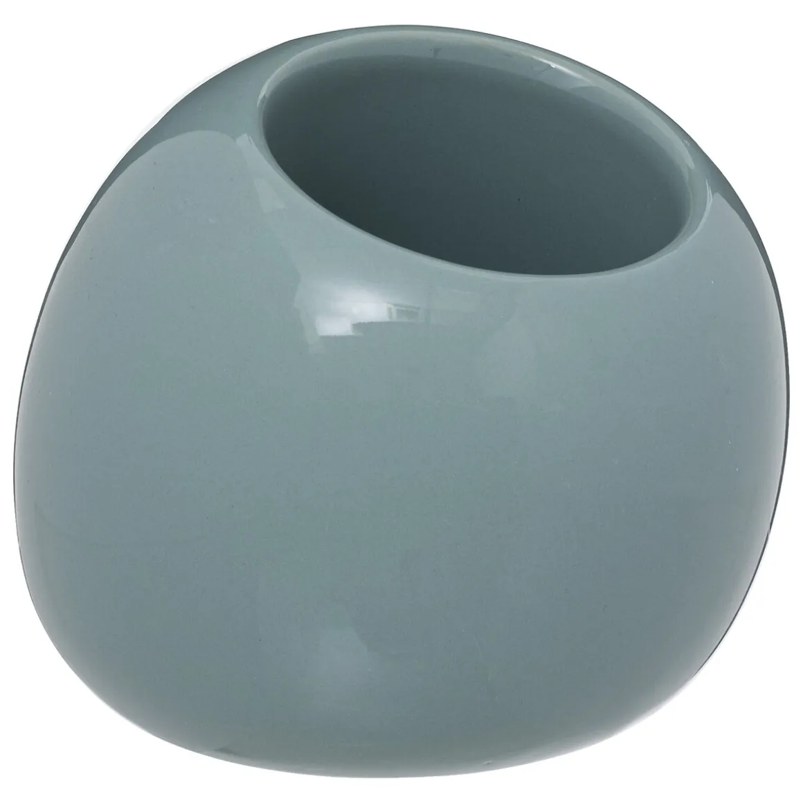 Brosse WC céramique, Bleu artic