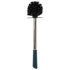 Brosse WC céramique, Bleu pétrole