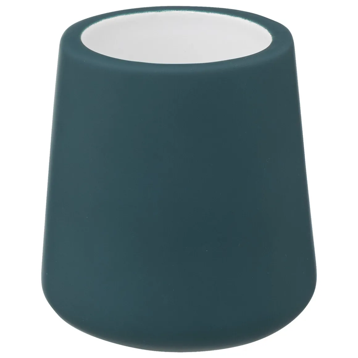 Brosse WC céramique, Bleu pétrole