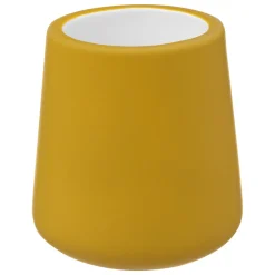 Brosse WC céramique, Jaune moutarde