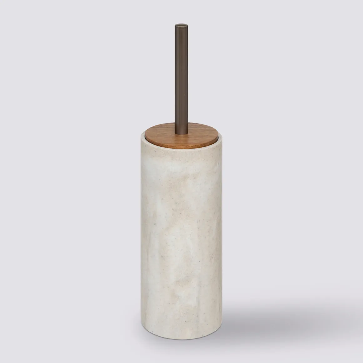 Brosse WC, Effet travertin