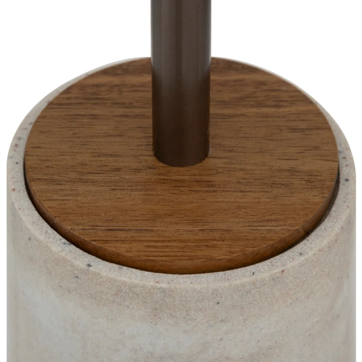 Brosse WC, Effet travertin