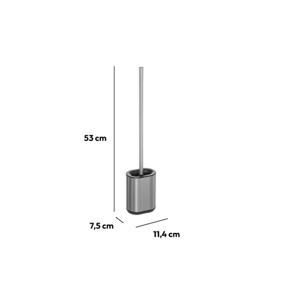 Brosse WC inox