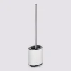 Brosse WC métal, Blanc