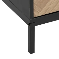 Buffet 2 portes 3 tiroirs, Effet pin naturel