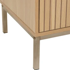 Buffet 3 portes, Effet bois naturel