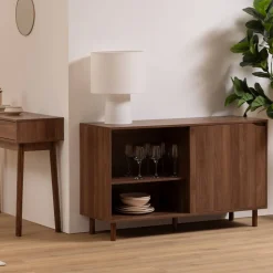 Buffet 2 portes, marron