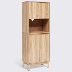 Buffet de cuisine 2 portes, Marron