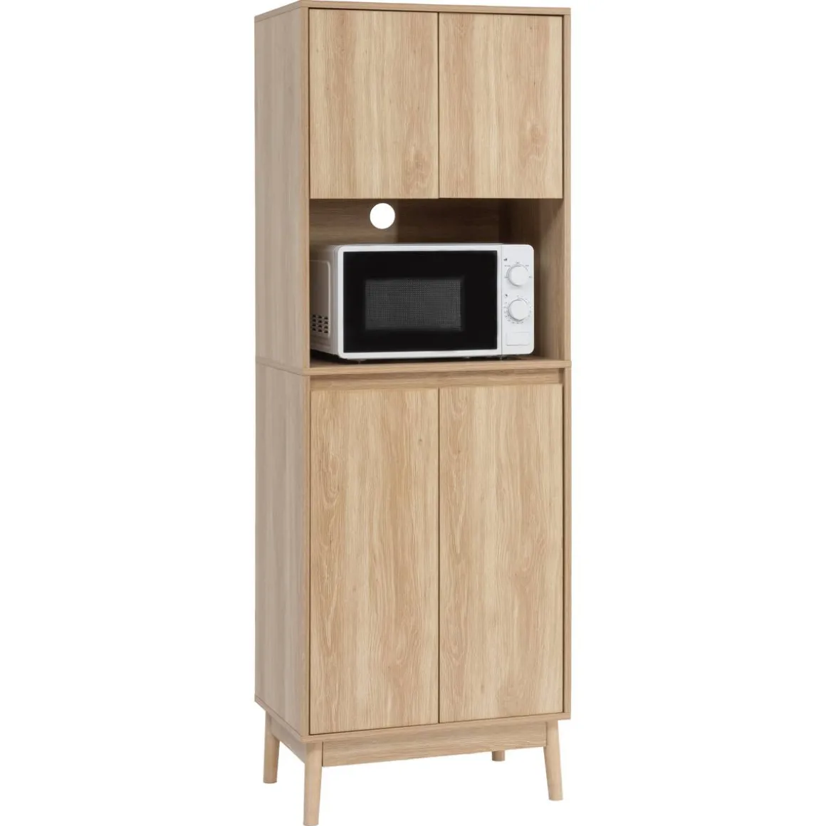 Buffet de cuisine 2 portes, Marron