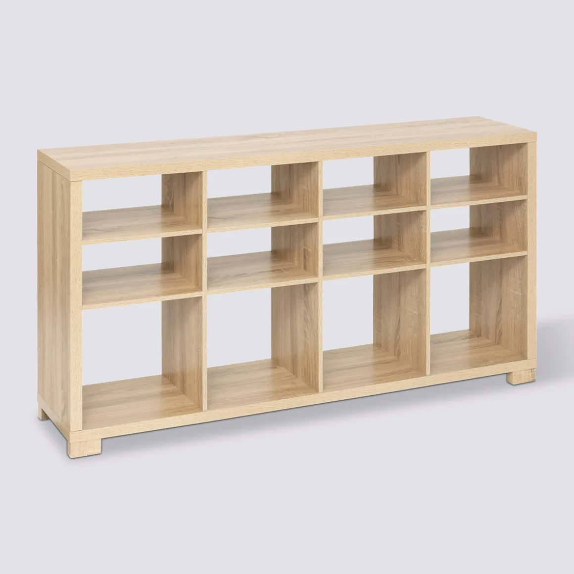 Buffet étagères modulable 137x76cm, Effet bois