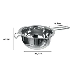 Casserole à bain-marie Inox, 14 cm