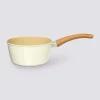 Casserole aluminium forgé beige, 16cm