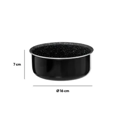 Casserole Aluminium pressé, 16 cm