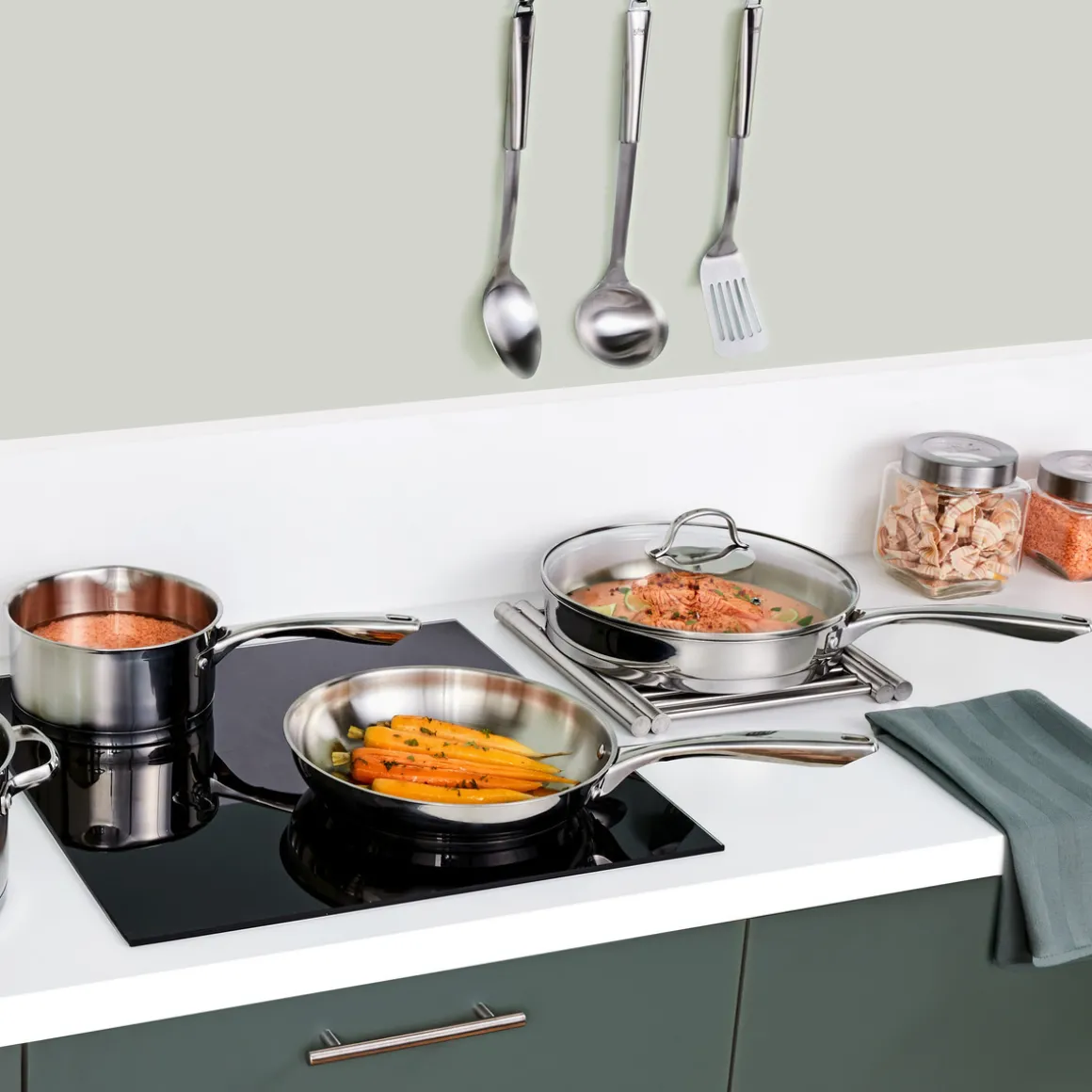 Casserole Inox, 18 cm